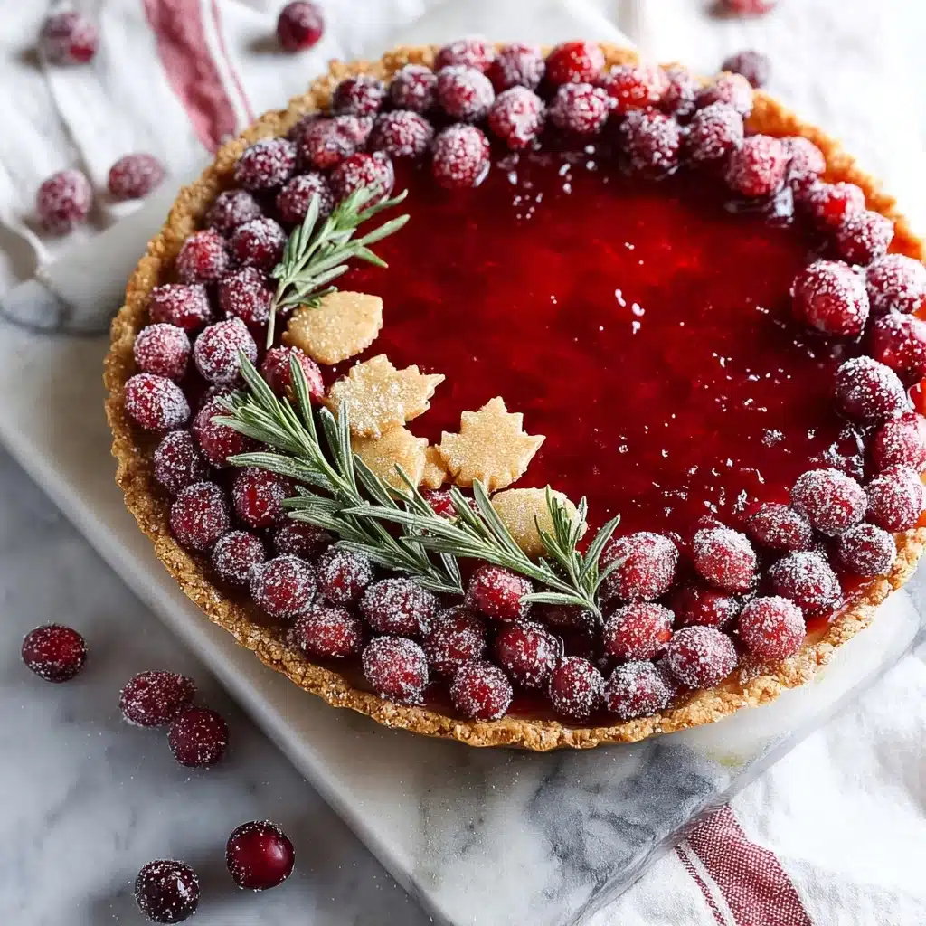 Cranberry Curd Tart Recipe - Recipe Image