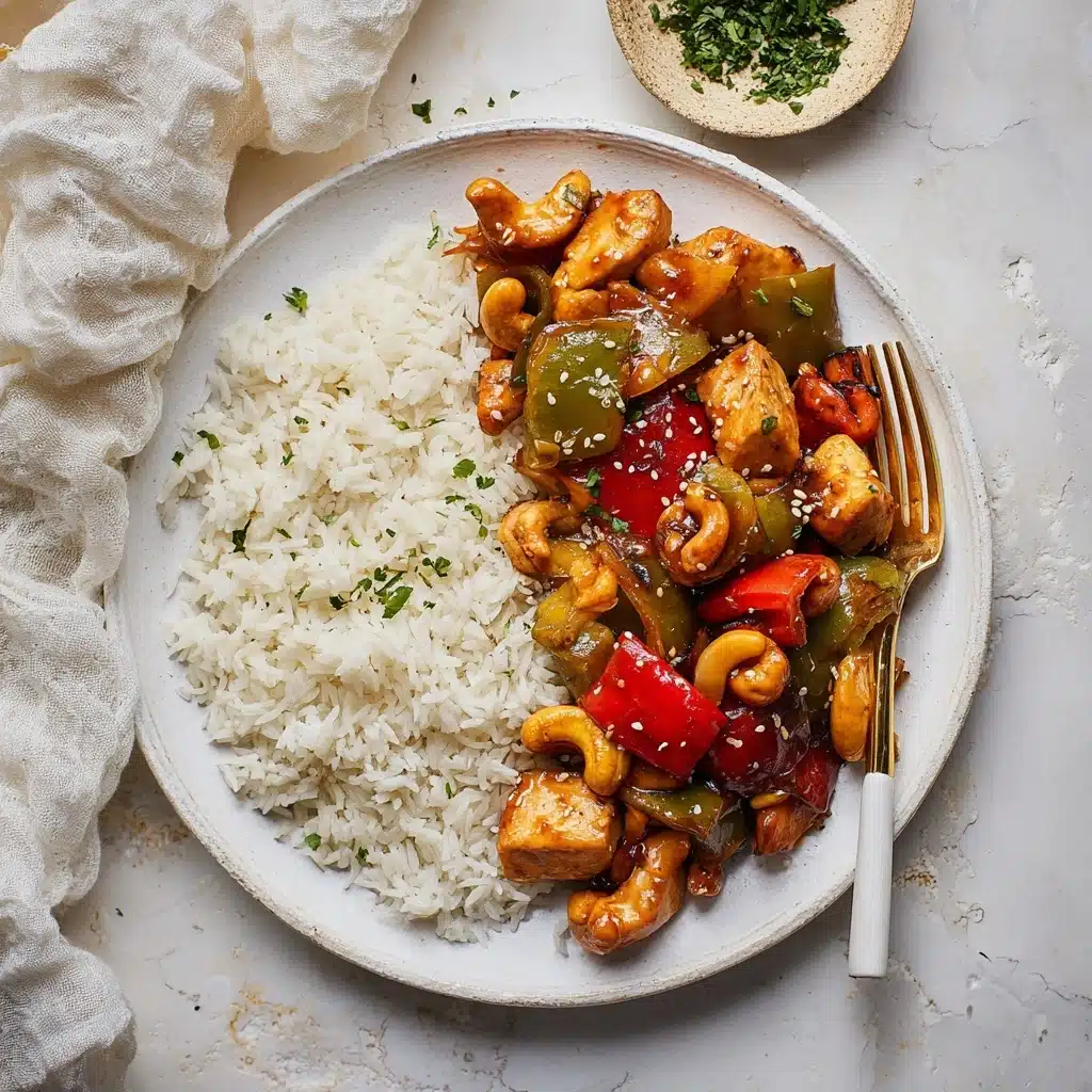 Sheet Pan Cashew Chicken Recipe - Recipe Image