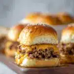 Easy Double Cheddar Cheeseburger Sliders Recipe