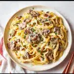 Date Night Mushroom Fettuccine Alfredo Recipe