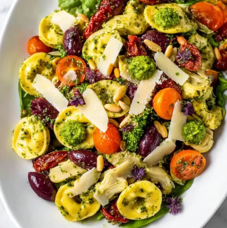 Tortellini Pesto Pasta Salad Recipe