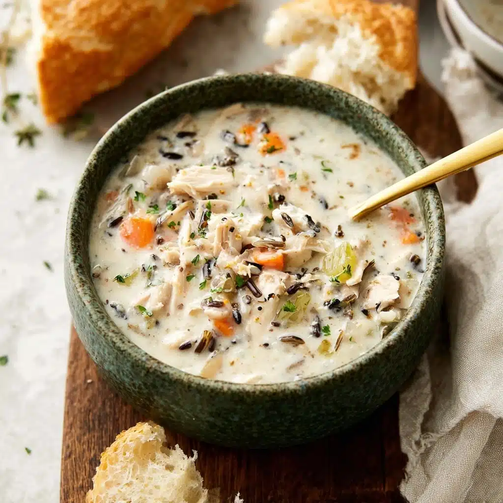 Crockpot Chicken Wild Rice Soup Recipe