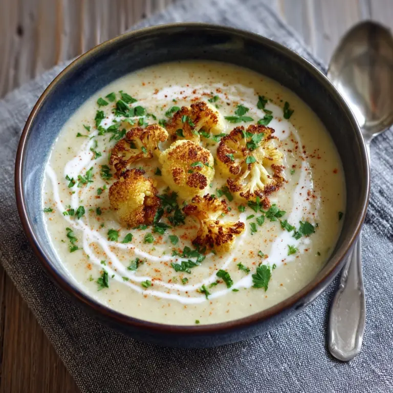 Creamy Cauliflower Soup Recipe