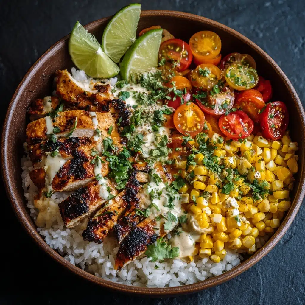 Street Corn Chicken Rice Bowl Recipe - Recipe Image