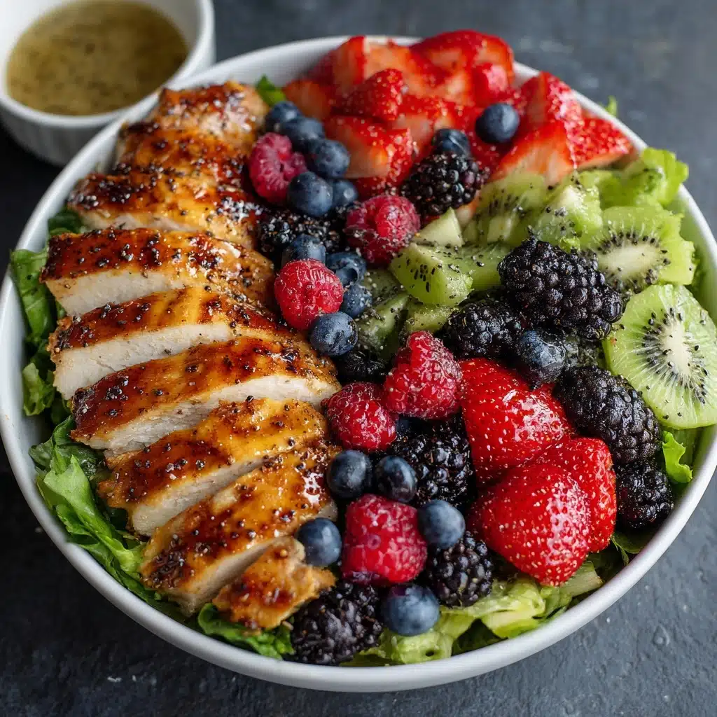 Summer Berry Chicken Salad With Poppy Seed Dressing Recipe - Recipe Image