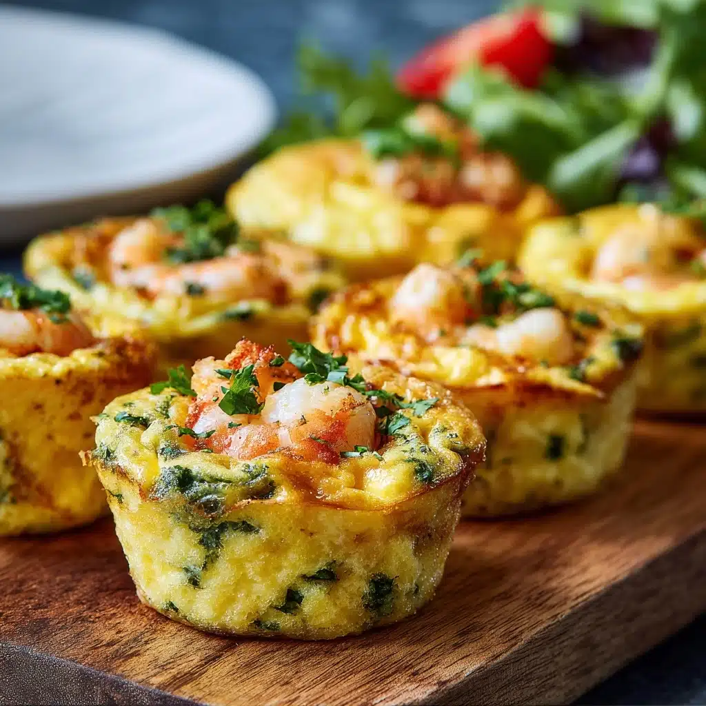 Cheddar Crab And Shrimp Mini Quiches Recipe - Recipe Image