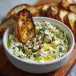 Green Olive and Feta Cheese Dip Recipe