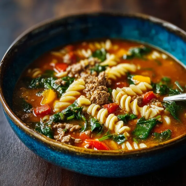 Hamburger Noodle Soup Recipe