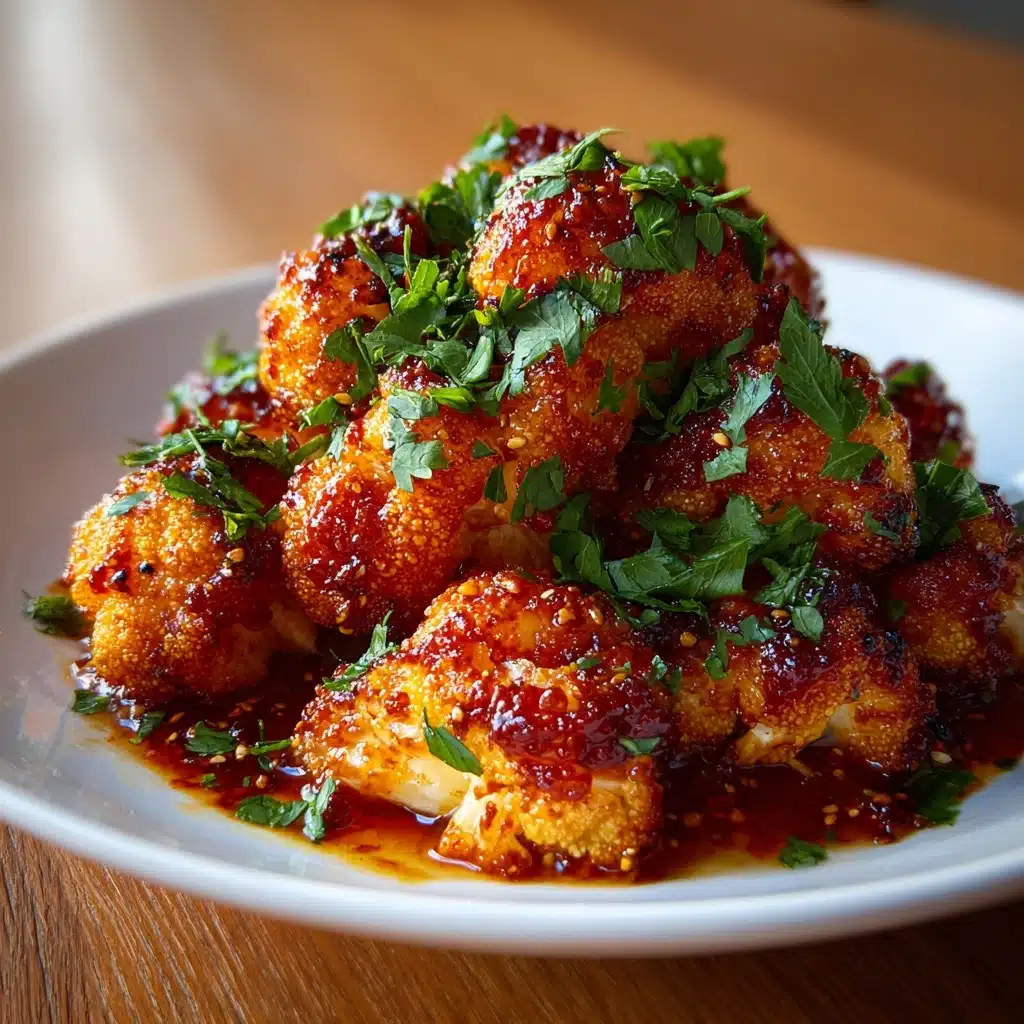 Sweet and Spicy Baked Cauliflower Recipe - Recipe Image