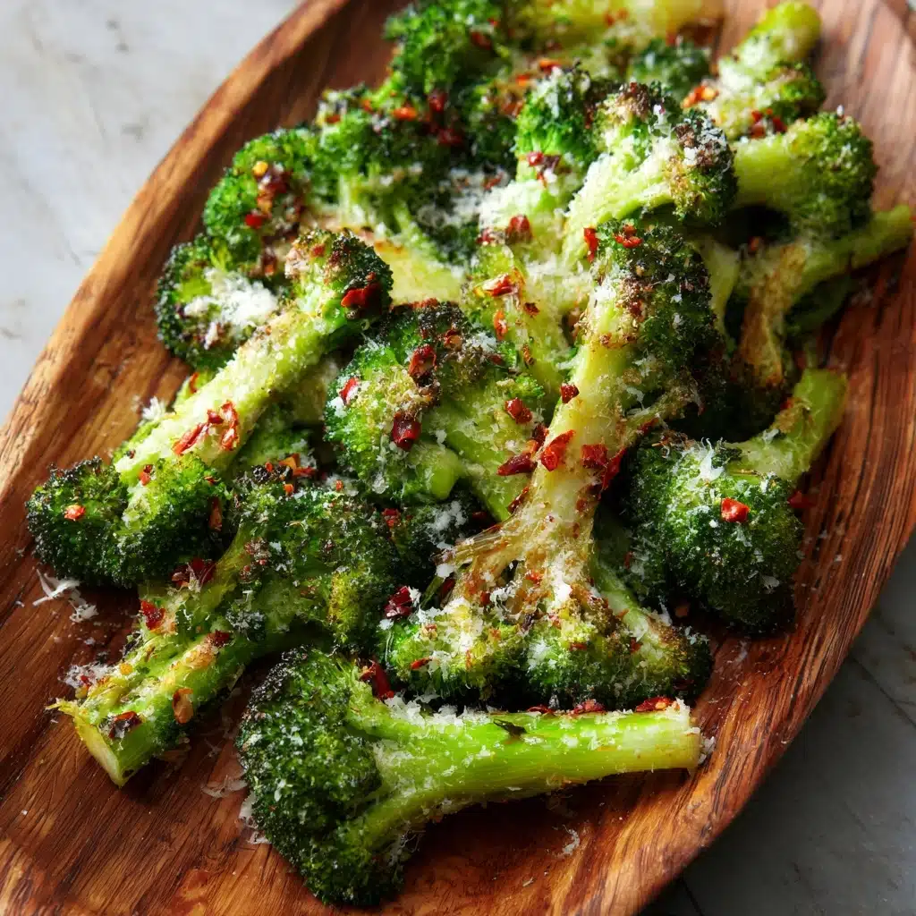 GARLIC PARMESAN ROASTED BROCCOLI Recipe - Recipe Image