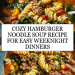 Hamburger Noodle Soup Recipe