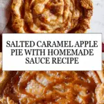 Salted Caramel Apple Pie (with homemade caramel!) Recipe