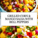 Grilled Corn and Bell Pepper Mango Salsa Recipe