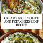 Green Olive and Feta Cheese Dip Recipe