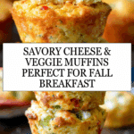 Savory Cheese and Veggie Muffins Recipe