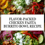 Chicken Fajita Burrito Bowl Recipe