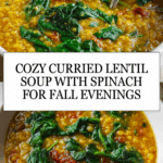 Curried Lentil Soup With Spinach Recipe