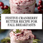 Cranberry Holiday Butter Recipe
