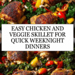 Healthy Chicken and Vegetables Skillet Recipe
