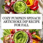 Pumpkin Spinach Artichoke Dip Recipe