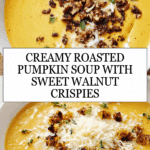 Pumpkin Soup with Walnut Crispies Recipe