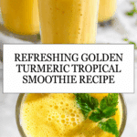 Golden Turmeric Fruit Smoothie Recipe