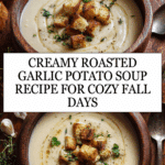Roasted Garlic Potato Soup Recipe