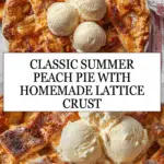Summer Peach Pie Recipe