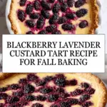 Blackberry Lavender Custard Tart Recipe