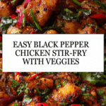 black pepper chicken with juicy tender chicken Recipe