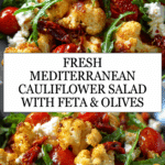 Mediterranean Cauliflower Salad - light meal or side salad Recipe
