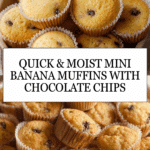 25 Minute Moist Mini Banana Muffins Recipe