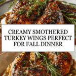 Smothered Turkey Wing Dinner Recipe