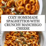 Homemade Spaghettios with Crunchy Manchego Recipe