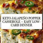 Keto Jalapeño Popper Casserole Recipe