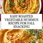 Easy Roasted Vegetable Hummus Recipe