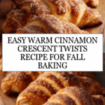 Warm Cinnamon Crescent Twists Recipe