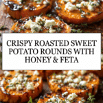 Roasted Sweet Potato Rounds with Honey and Feta Recipe