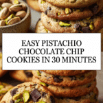 30 Minute Pistachio Chocolate Chip Cookies Recipe