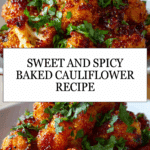 Sweet and Spicy Baked Cauliflower Recipe