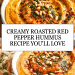 Roasted Red Bell Pepper Hummus Recipe