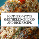 Savory Southern-Style Smothered Chicken and Rice Recipe