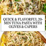 20 Minute Stovetop Tuna Pasta Recipe