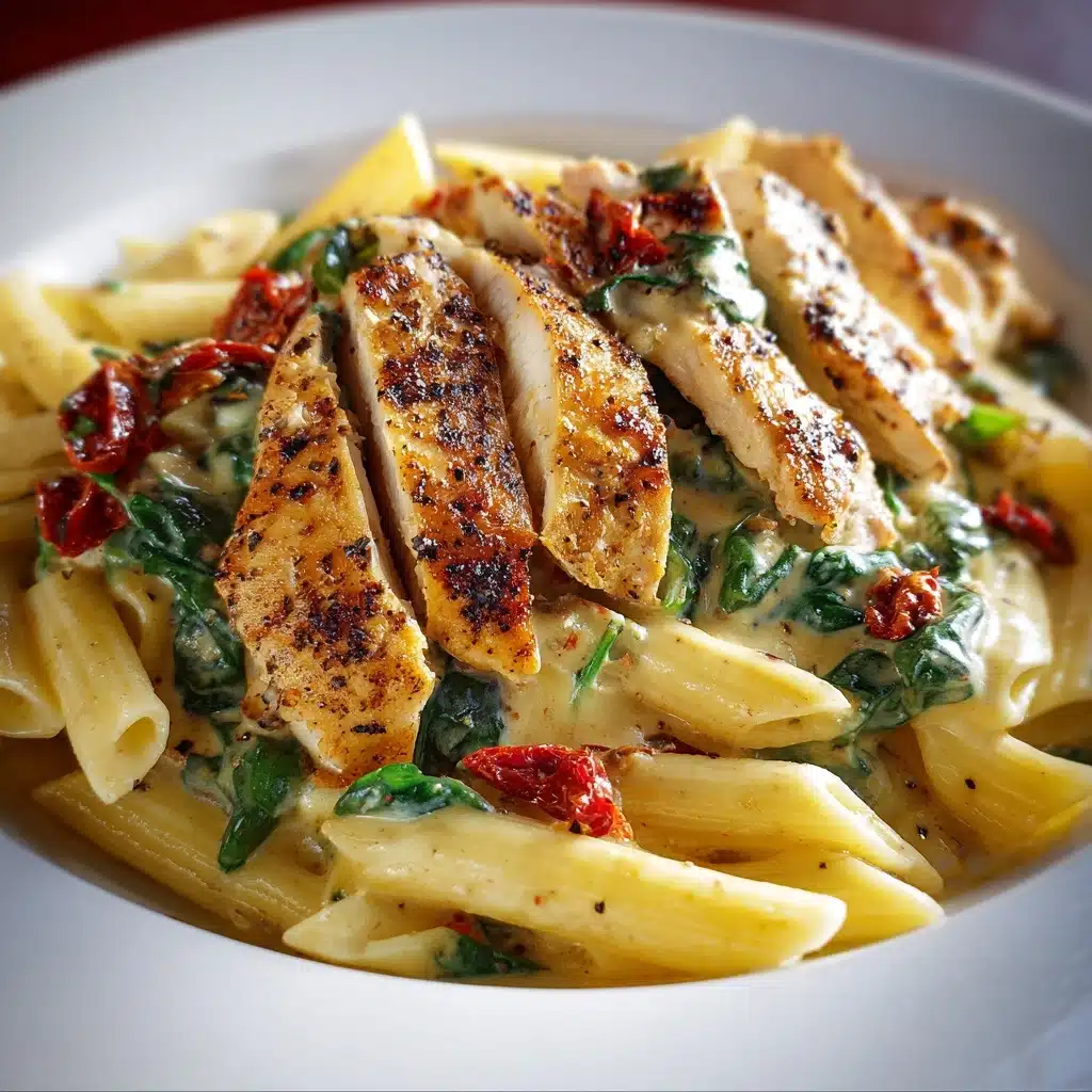 Tuscan Chicken Pasta Recipe - Recipe Image