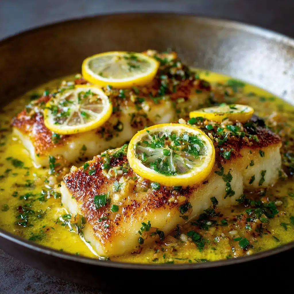 Pan-Fried Fish with Lemon Butter Sauce Recipe - Recipe Image