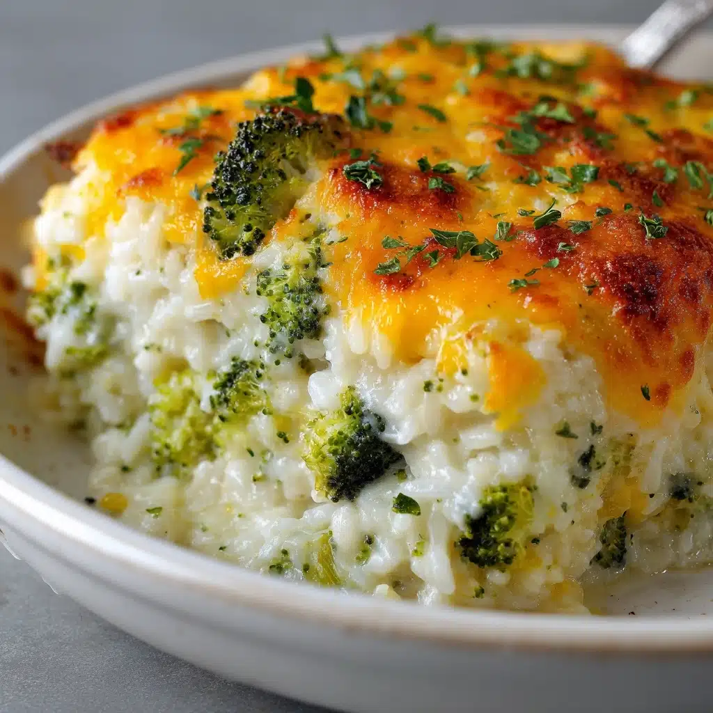 Cheesy Chicken Broccoli and Rice Casserole Recipe