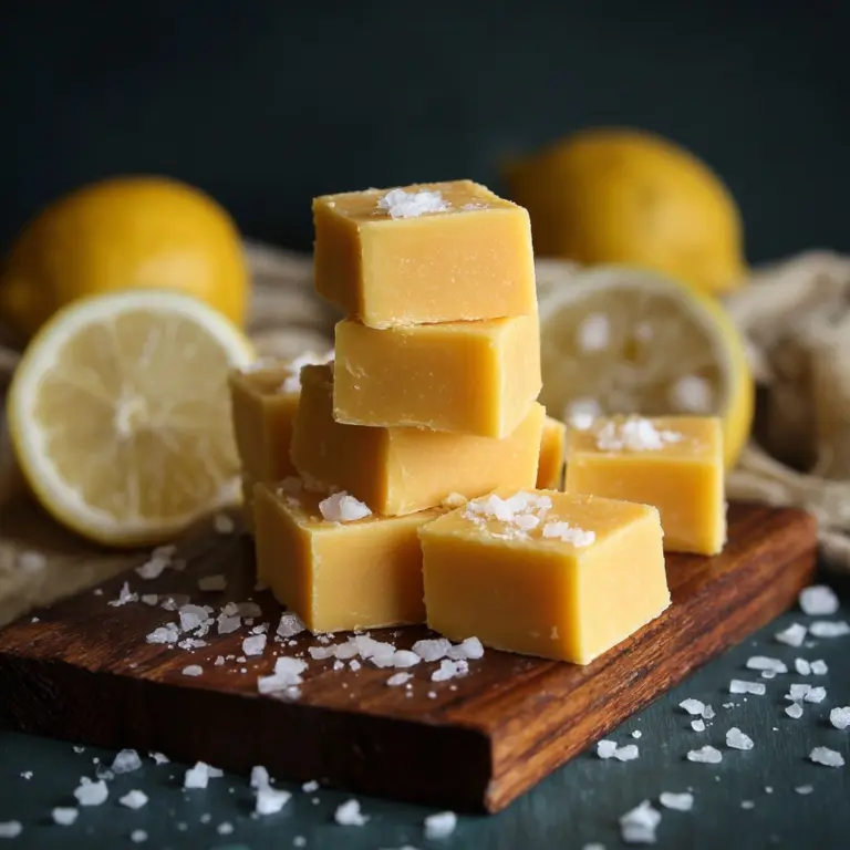 Lemon Fudge Recipe