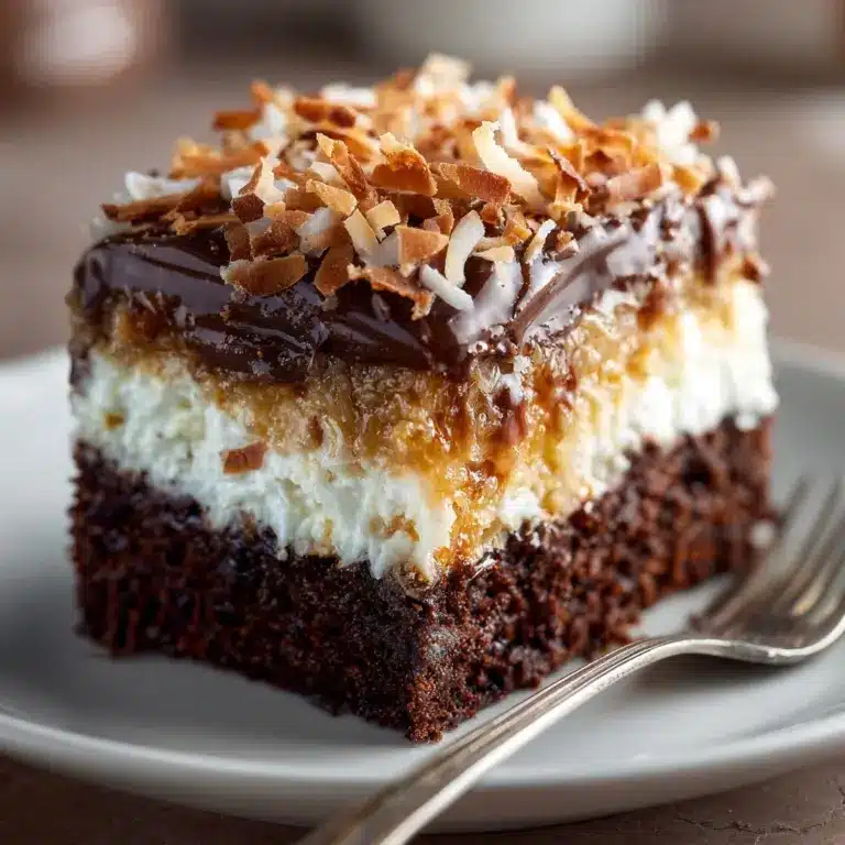 German Chocolate Poke Cake Recipe