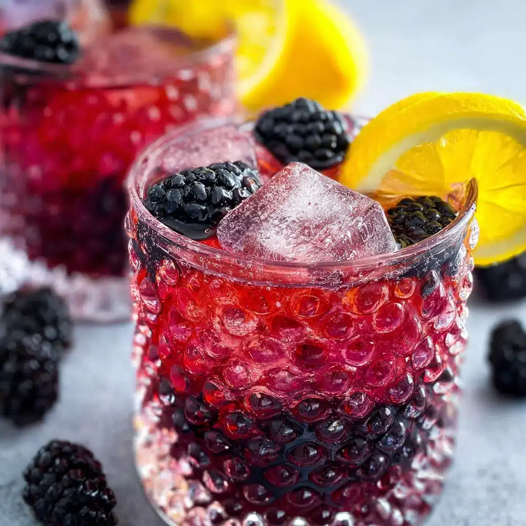Sparkling Blackberry Bramble Mocktail Recipe - Recipe Image