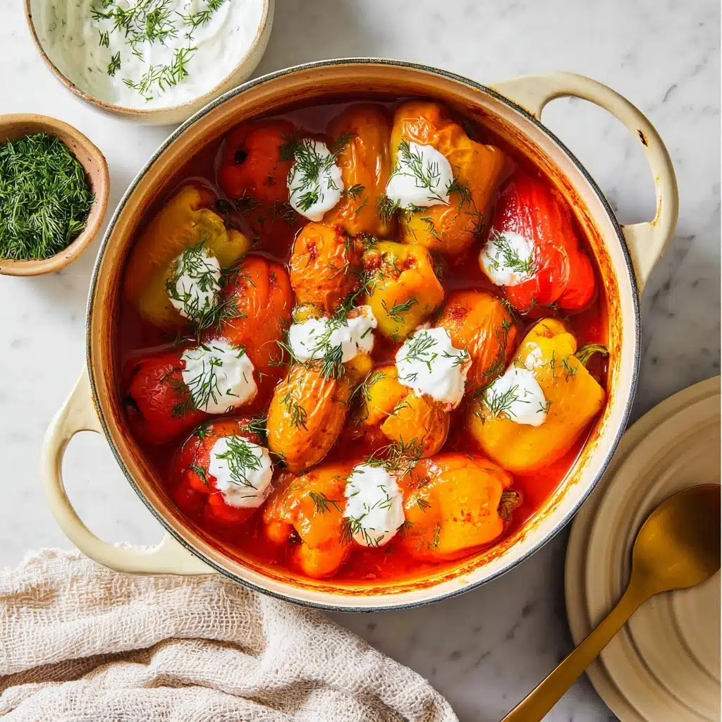 Easy Mini Stuffed Peppers Recipe - Recipe Image